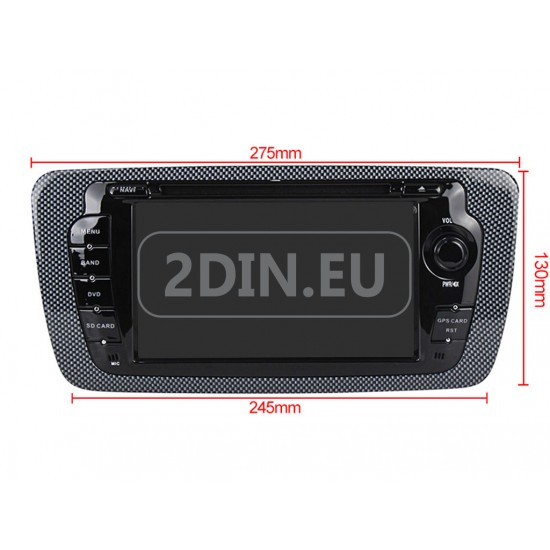 SEAT Ibiza - МУЛТИМЕДИЯ / Навигация android 16 DVD + DSP + CARPLAY + ANDROID AUTO